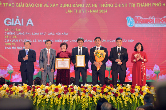 Dự kiến tháng 3/2026, trao Giải báo chí về xây dựng Đảng TP Hà Nội lần thứ VIII - năm 2025