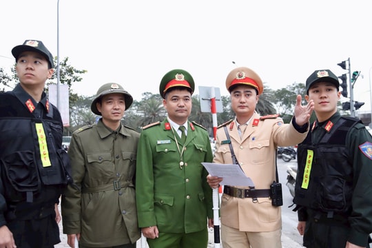 Hà Nội: Bảo đảm an ninh, trật tự sơ duyệt diễn tập phương án bảo vệ Đại hội XIV