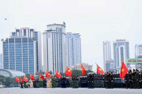 Hà Nội Bảo đảm an ninh, trật tự sơ duyệt diễn tập phương án bảo vệ Đại hội XIV