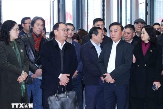 Thường trực Ban Bí thư Trần Cẩm Tú kiểm tra công tác chuẩn bị Đại hội XIV của Đảng