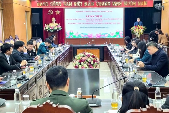 Phường Hai Bà Trưng kỷ niệm 80 năm Ngày Tổng tuyển cử đầu tiên bầu Quốc hội Việt Nam