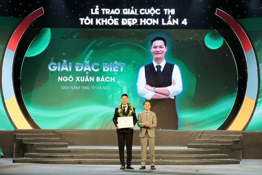 Bộ Y tế trao giải Cuộc thi “Tôi khỏe đẹp hơn” lần thứ 4: Lan tỏa mạnh mẽ tư duy phòng bệnh từ sớm