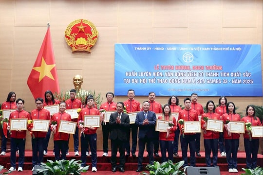 Tuyên dương HLV, VĐV Hà Nội đạt thành tích cao tại SEA Games 33