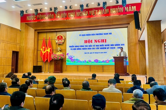 Phường Ngọc Hà có 8 đơn vị bầu cử