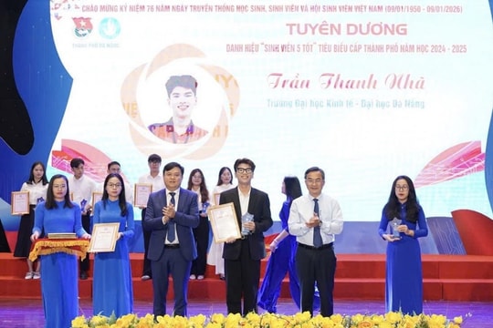 Đà Nẵng: Tuyên dương 167 cá nhân đạt danh hiệu “Sinh viên 5 tốt”