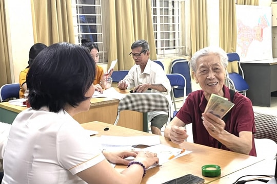 Hà Nội chi trả gộp lương hưu tháng 2, 3 trong kỳ chi trả tháng 2/2026
