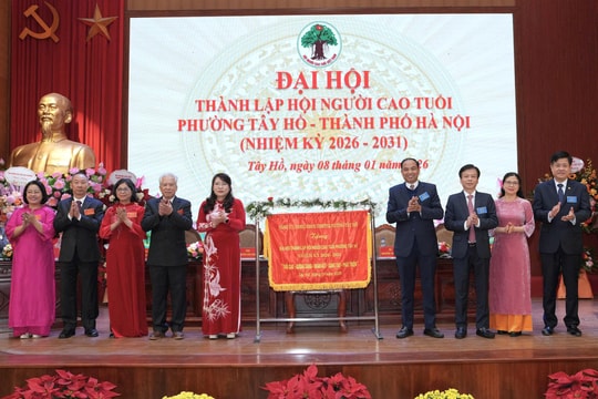Đại hội thành lập Hội Người cao tuổi phường Tây Hồ
