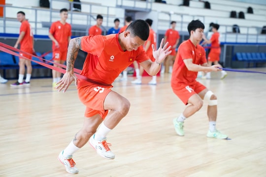 Đội tuyển futsal Việt Nam tăng tốc chuẩn bị cho giải châu Á