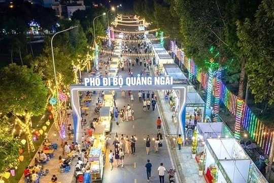 Quảng Ngãi thí điểm phố đi bộ ven sông Trà Khúc