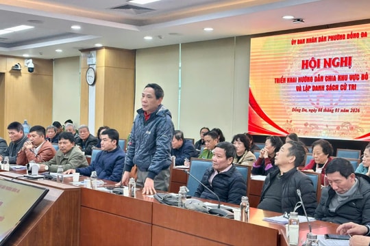 Thành lập ban bầu cử tại 6 đơn vị bầu cử HĐND phường Đống Đa