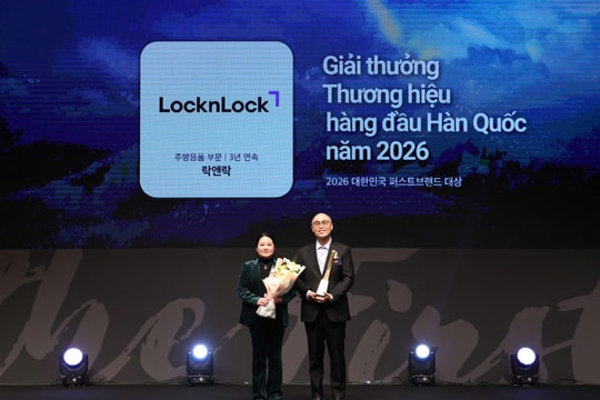 LocknLock - chất lượng sản phẩm chiếm trọn lòng tin tại giải thưởng Thương hiệu hàng đầu Hàn Quốc năm 2026