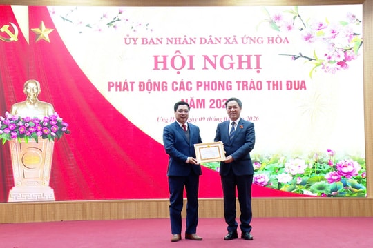 Xã Ứng Hòa phát động phong trào thi đua yêu nước năm 2026