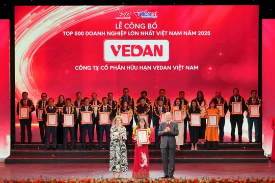 Vedan giữ vững vị trí “Top 500 doanh nghiệp lớn nhất Việt Nam”  lần thứ 13