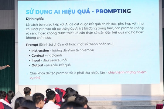 Học sinh hào hứng tiếp cận "chìa khóa" làm chủ AI trong học tập