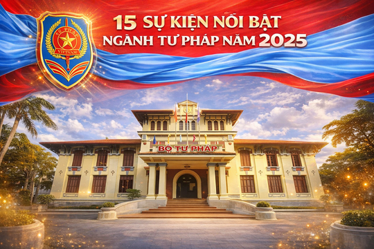 15 sự kiện nổi bật năm 2025 của ngành Tư pháp
