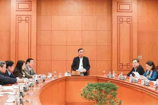 Tập trung cao độ, phối hợp chặt chẽ trong công tác chuẩn bị Đại hội XIV của Đảng