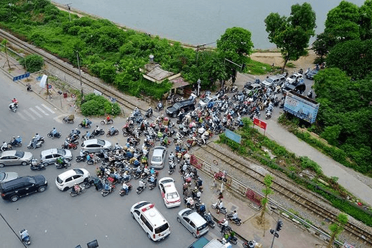 Hà Nội: điều chỉnh tổ chức giao thông nút giao Giải Phóng - Nguyễn Hữu Thọ