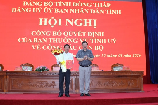 Đồng chí Phạm Văn An giữ chức Phó Bí thư Đảng ủy UBND tỉnh Đồng Tháp