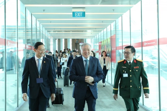 Phó Thủ tướng Thường trực Chính phủ Nguyễn Hòa Bình tới Singapore