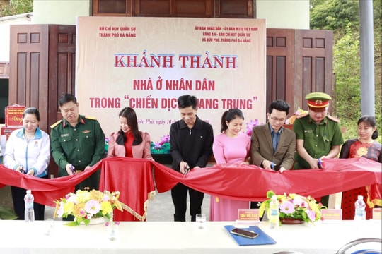 Đà Nẵng bàn giao gần 290 căn nhà trong Chiến dịch Quang Trung