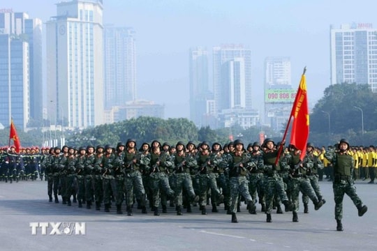 Lễ xuất quân, diễn tập phương án bảo đảm an ninh, trật tự Đại hội XIV của Đảng