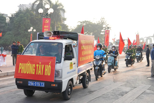 Tây Hồ: ra quân phục vụ Đại hội đại biểu toàn quốc lần thứ XIV của Đảng và Tết Nguyên đán