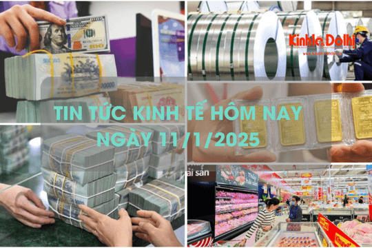 Tin tức kinh tế 11/1/2026: giá vàng miếng sắp chạm mốc 160 triệu đồng/lượng