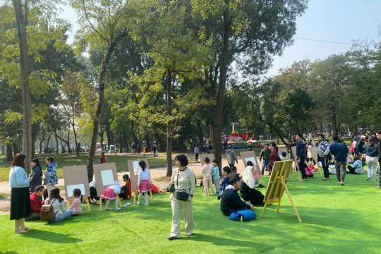 Không gian trải nghiệm sáng tạo đa sắc màu giữa lòng Thủ đô