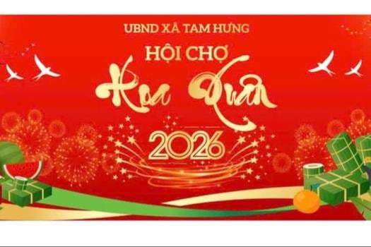 Hội chợ hoa xuân Bính Ngọ xã Tam Hưng diễn ra từ ngày 02-02 đến ngày 16-02-2026
