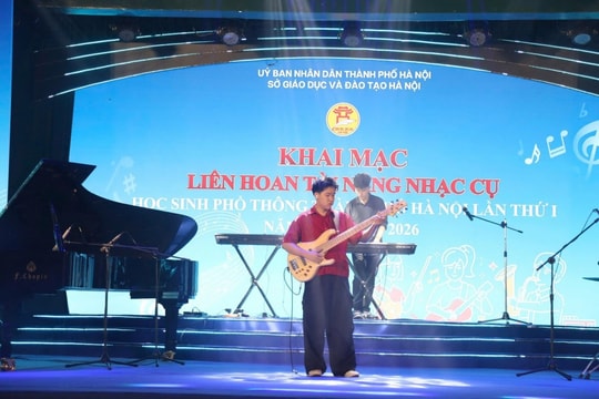 Hà Nội 161 tiết mục tham dự Liên hoan tài năng nhạc cụ học sinh