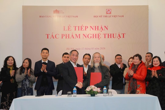 Bảo tàng Mỹ thuật Việt Nam tiếp nhận gần 1.000 tác phẩm nghệ thuật