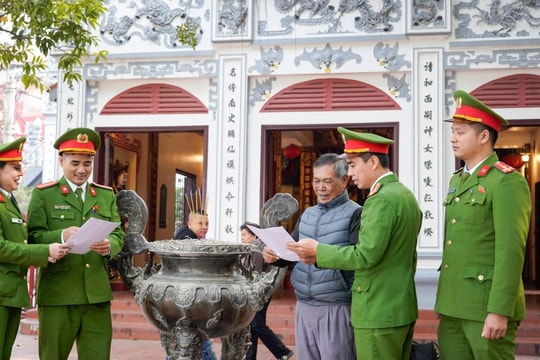Tăng cường các giải pháp đảm bảo an toàn PCCC tại nơi thờ tự dịp Tết cổ truyền