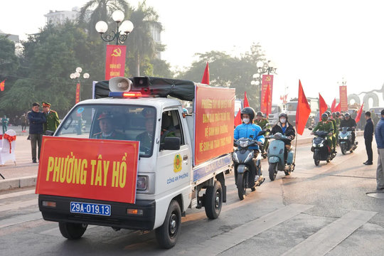 Tây Hồ: ra quân phục vụ Đại hội đại biểu toàn quốc lần thứ XIV của Đảng và Tết Nguyên đán