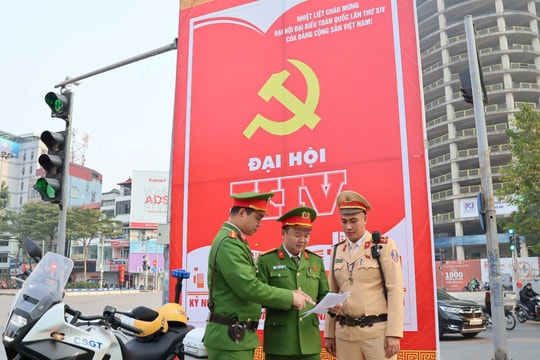 Phường Ngọc Hà bảo đảm an ninh, trật tự phục vụ Đại hội XIV