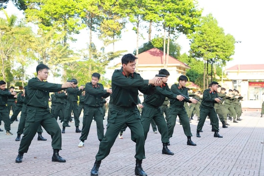 TP Hồ Chí Minh: Đơn vị an ninh dự bị chiến đấu sẵn sàng tham gia bảo vệ Đại hội Đảng