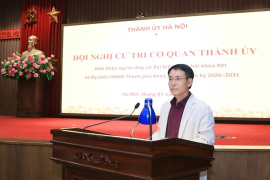 Giới thiệu đồng chí Nguyễn Trọng Đông ứng cử Đại biểu HĐND TP Hà Nội
