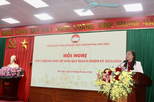 Ủy ban MTTQ Việt Nam phường Phú Diễn: Phát huy dân chủ thực chất, chăm lo Nhân dân bằng hành động cụ thể