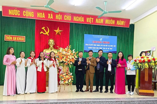 Hội LHPN xã Dân Hòa thành lập Câu lạc bộ Văn hóa – Văn nghệ – Thể dục Thể thao Chi hội Phụ nữ thôn An Khoái