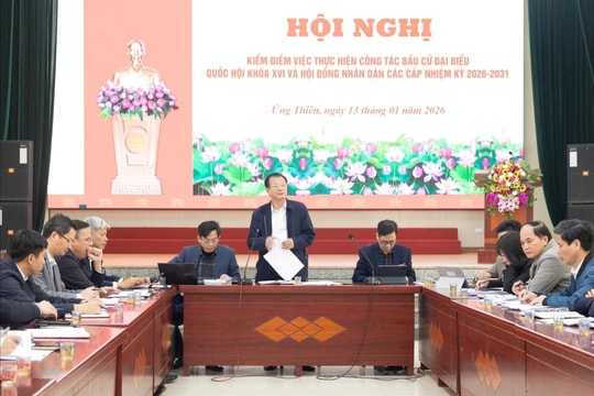 Ứng Thiên triển khai công tác bầu cử đại biểu Quốc hội khóa XVI và đại biểu HĐND các cấp nhiệm kỳ 2026-2031