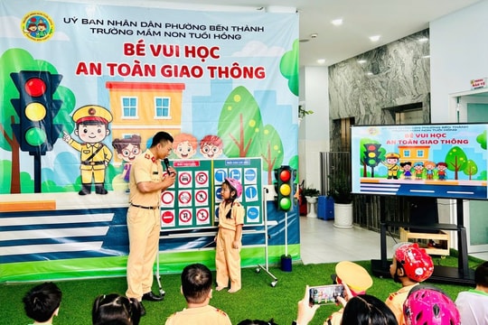 CSGT TP Hồ Chí Minh Giáo dục ý thức chấp hành pháp luật giao thông từ học đường
