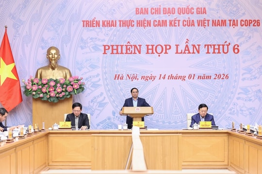 Thủ tướng Chính phủ Phạm Minh Chính: Phát thải ròng bằng "0" vào năm 2050 là sứ mệnh và cam kết hành động của Việt Nam