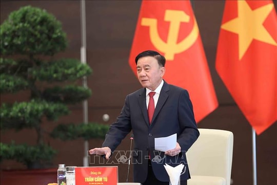 Thường trực Ban Bí thư Trần Cẩm Tú chủ trì Tổng duyệt công tác phục vụ Đại hội XIV của Đảng