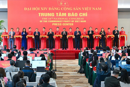 Khai trương Trung tâm Báo chí Đại hội XIV của Đảng