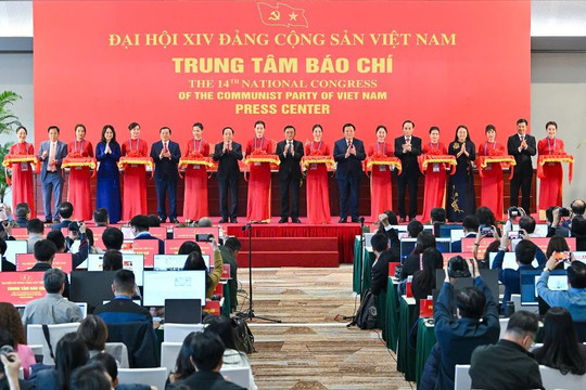 Khai trương Trung tâm Báo chí Đại hội đại biểu toàn quốc lần thứ XIV của Đảng
