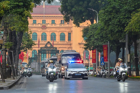 Tổng duyệt dẫn đoàn đại biểu dự Đại hội đại biểu toàn quốc lần thứ XIV của Đảng