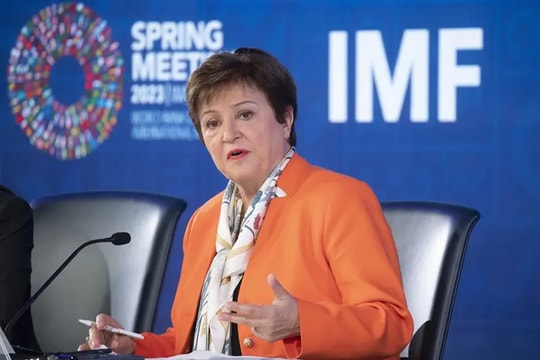 Tổng Giám đốc IMF thực hiện chuyến thăm Ukraine đầu tiên kể từ năm 2023