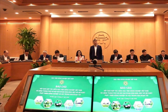 Hà Nội "đặt hàng" Học viện Nông nghiệp Việt Nam về nông nghiệp giá trị cao