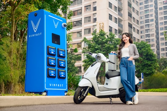 Xe máy điện VinFast có 4.500 trạm đổi pin đầu tiên