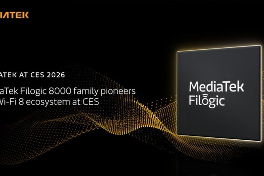 MediaTek dẫn đầu Hệ sinh thái Wi-Fi 8 với dòng sản phẩm Filogic 8000 tại CES 2026