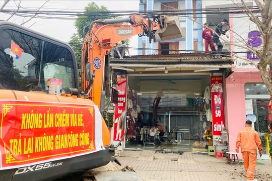 Xã Hạ Bằng: Không có vùng cấm trong xử lý các điểm nghẽn trật tự đô thị